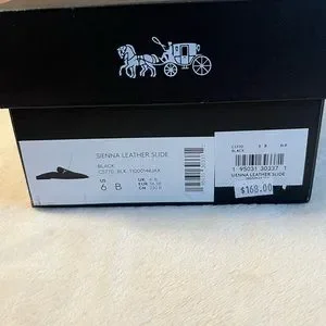 Coach | Shoes | Coach Sienna Slide Black Size 6 | Poshmark